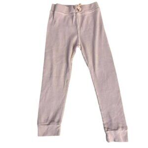 Cozii Kids Thermal Pants 4T Mauve Pink Waffle Knit NWT